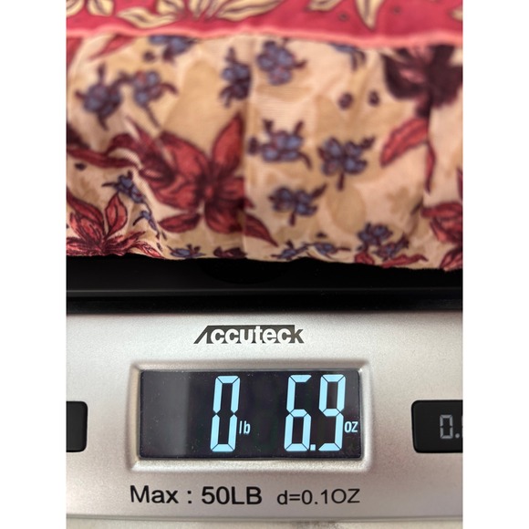 My Danielle Cracker Barrel Wms XL Floral Peasant Blouse Square Neck Tiered Boho - Picture 10 of 10